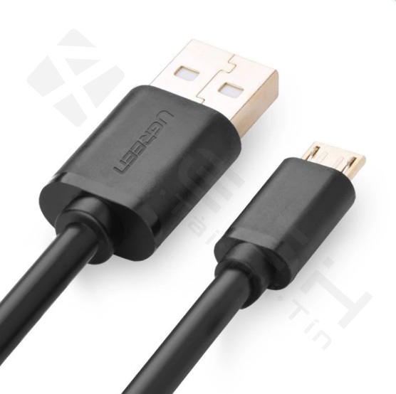 Ugreen USB 2.0 to Micro B flat cable 0.25M 10834/10846 GK