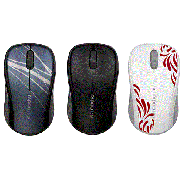 Mouse RAPOO 3100P (11014) Wireless Optical Mouse_White_16041WD