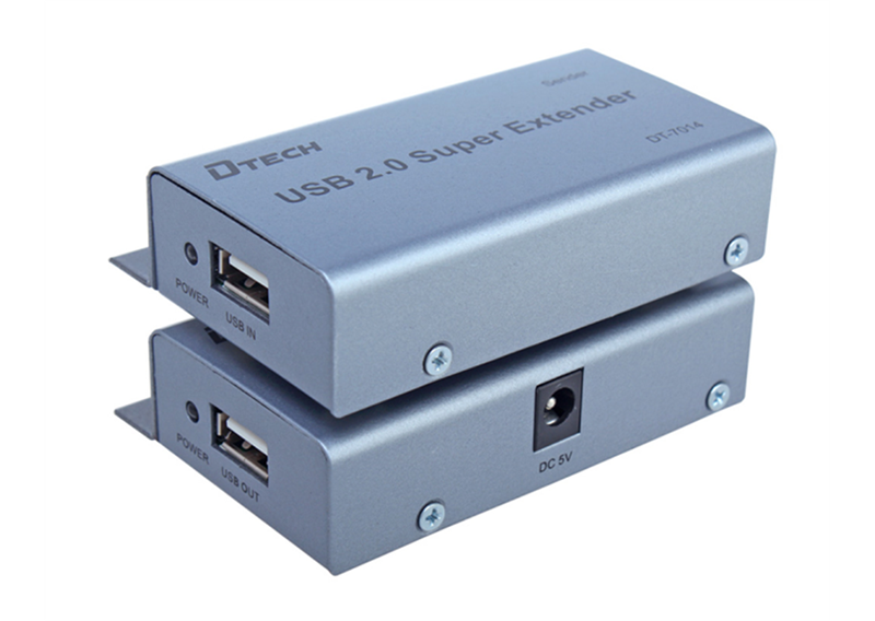 HỘP NỐI D&#192;I USB 2.0 -&gt; LAN 50M DTECH (DT-7014A) 318HP