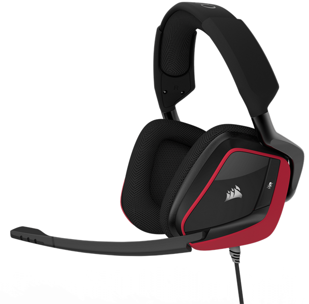 Gaming Headset Corsair VOID PRO Surround Premium with Dolby&#174; Headphone 7.1 — Red (CA-9011157-AP) _919KT