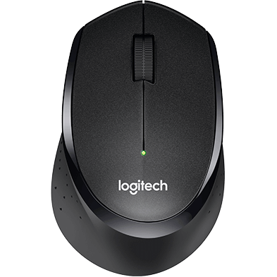 Logitech M331 Silent Plus Wireless Mouse (Black) (910-004914)