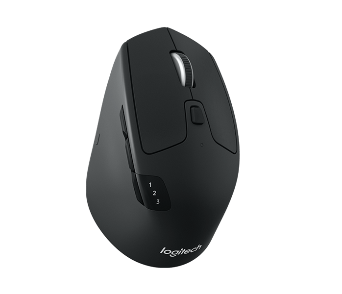 Logitech M720 Triathlon Multi Device Wireless Optical Mouse (Black) (910-004792)