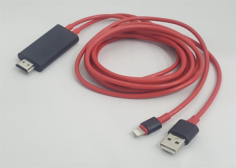 C&#193;P LIGHTNING + USB -&gt; HDMI (OTN-7575S) 318HP