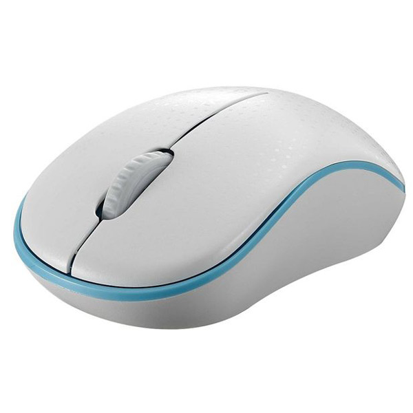 Mouse RAPOO M12 (13632) Wireless Optical Mouse_White-Blue_16041WD