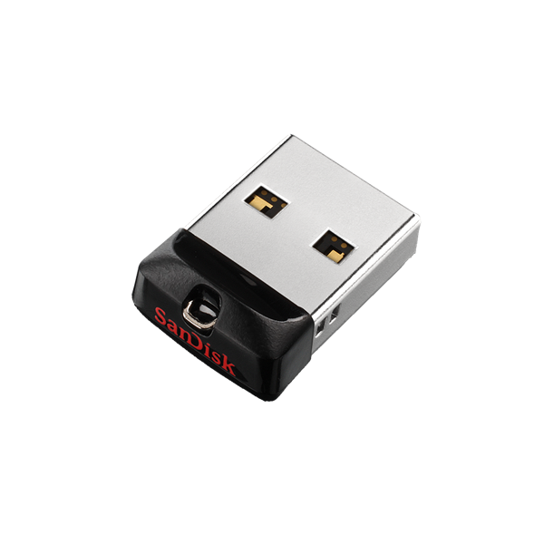USB SanDisk Cruzer Fit USB Flash Drive | SDCZ33-016G-G35 | USB2.0 | Black | Plug &amp; Stay