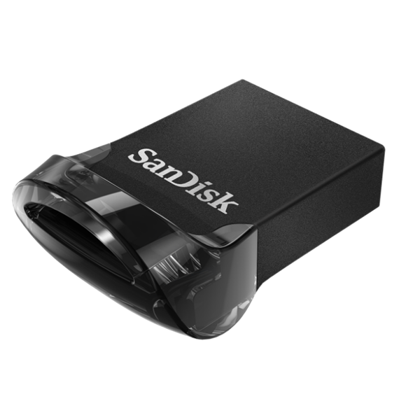 USB SanDisk Ultra Fit USB 3.1 Flash Drive | SDCZ430-064G-G46 | USB3.1 | Black,Plug &amp; Stay