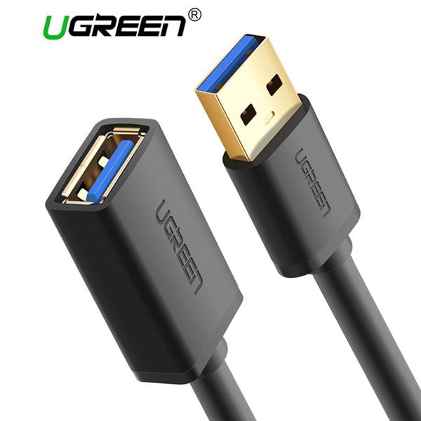 Ugreen USB3.0 A male to female flat cable 0.5M Black 30125 GK