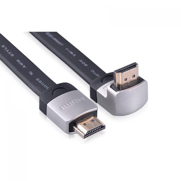Ugreen HDMI right angle flat Cable HD122 metal Straight to up 1.4V full copper 19+1 1.5M GK