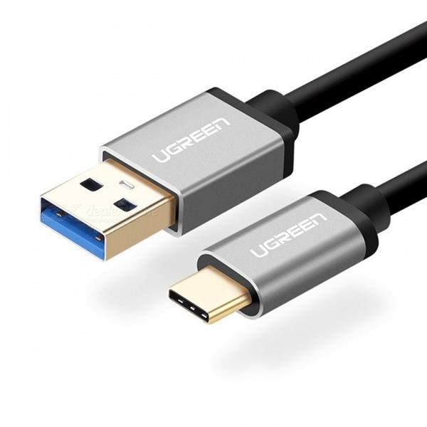 Ugreen Type C to USB 2.0 Carbon fiber zinc alloy data Cable 0.25M 50141 GK