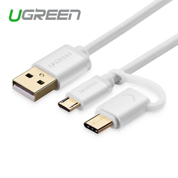 Ugreen Micro USB Cable with USB-C Adapter 1.5M 20873 GK
