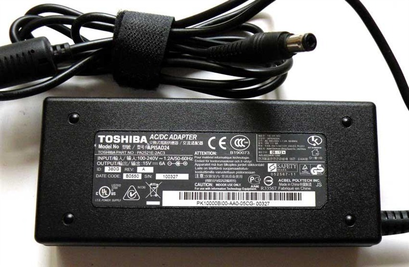 AC Adapter TOSIBA 19V-3.95A (D&#249;ng cho c&#225;c d&#242;ng Satellite, Satellite Pro, Tecra, Portege)