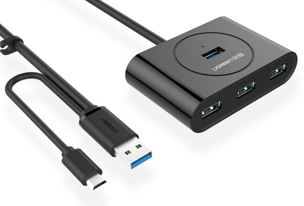 Ugreen USB 3.0 Hub With Type C port 1M CR113(40850) GK