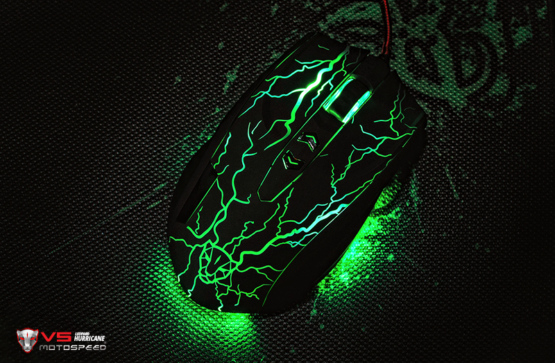 GAMING MOUSE MOTOSPEEP V5 LED HURRICANE LEOPARD