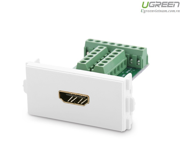 Đầu HDMI &#194;m Tường C&#243; Bắt V&#237;t Ch&#237;nh H&#227;ng Ugreen (20315) GK