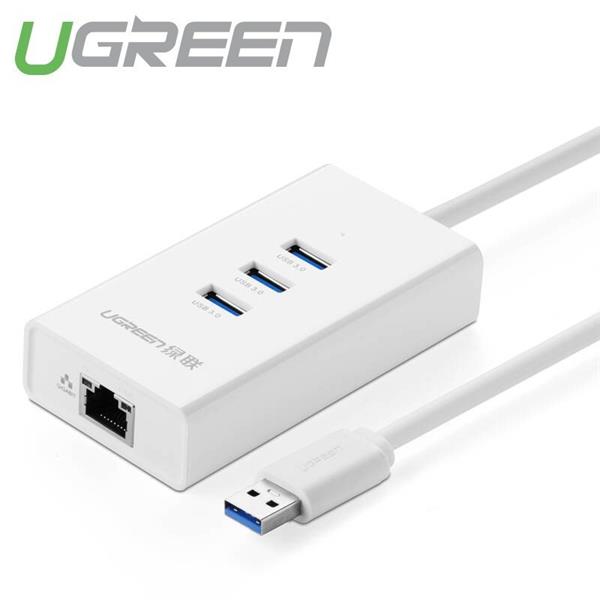 Bộ Chia 3 Cổng Kết Hợp Cổng Ethernet 10/100Mbps Ugreen CR102 (20262) GK