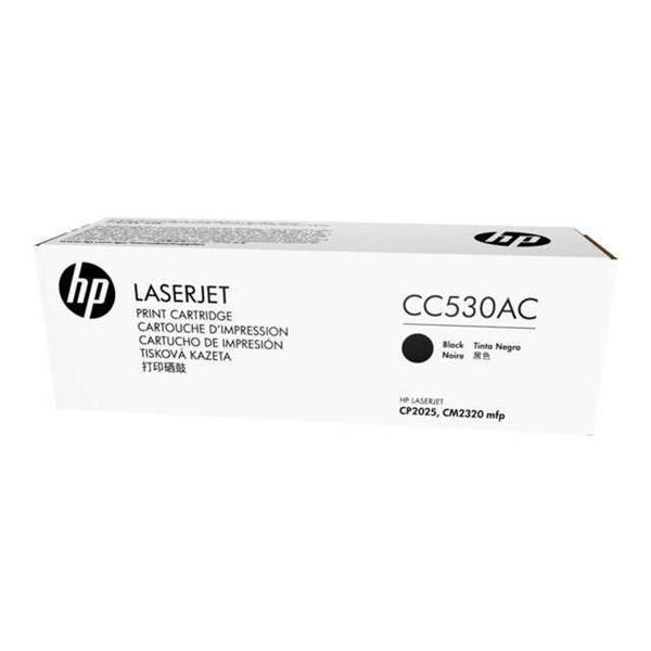 HP Black Contract Original LaserJet Toner Cartridge CC530AC 618EL