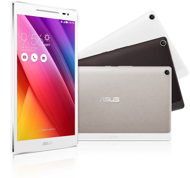 ASUS Z380KL-1B059A Quadcom 410(1.2GHz)_2GB_16GB_8&quot; IPS_Android 5.0_Audio cover_White_16042TF