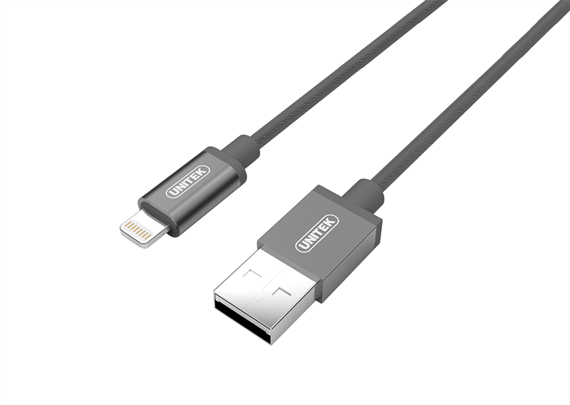 C&#193;P USB 2.0 -&gt; LIGHTNING UNITEK 1M (Y-C 499AGY) 318HP