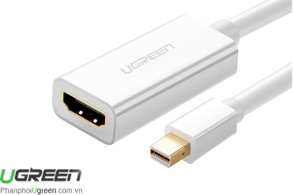 C&#225;p Chuyển Mini DisplayPort to HDMI Hỗ Trợ 4K Ugreen CM156 (50287) GK