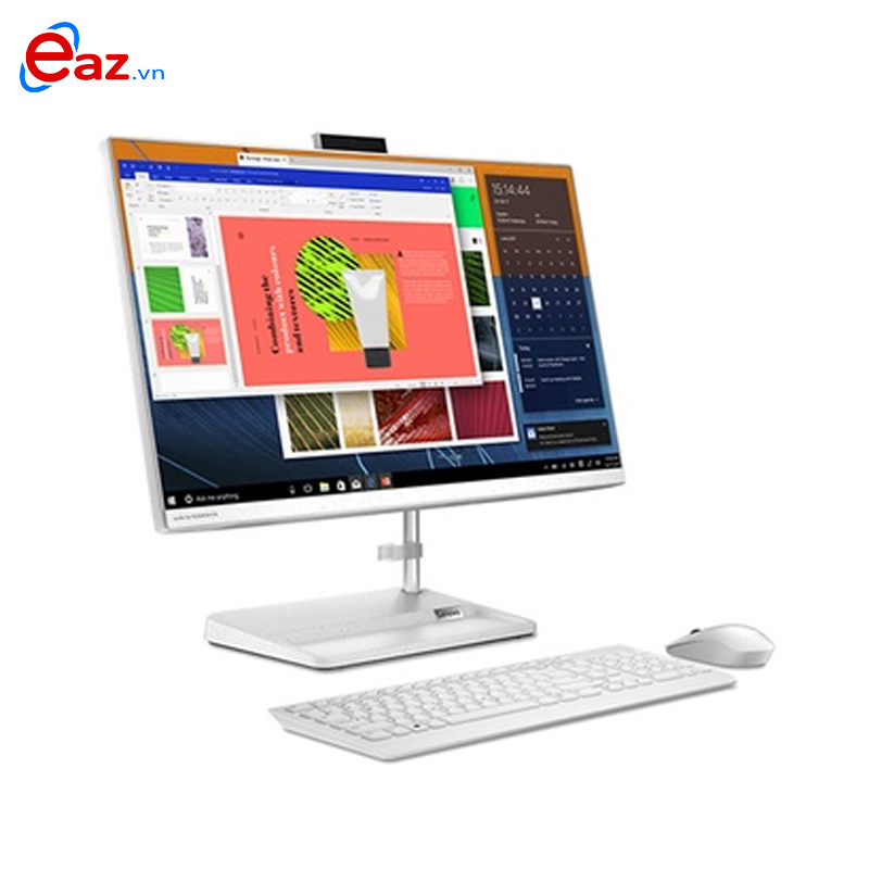 PC AIO Lenovo IdeaCentre 3 24ITL6 (F0G0014DVN) | Intel Core i3-1115G4 | 4GB | SSD 512GB | 23.8&quot; FHD | Camera | Win 11 | White | 0722F