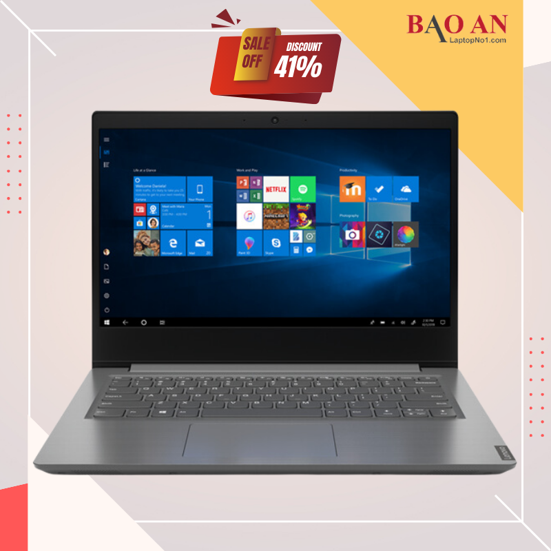 [Miễn Ph&#237; Trả G&#243;p] Lenovo V14 IIL | Intel&#174; Core™ i3 _ 1005G1 | 4GB | 256GB SSD PCIe | Intel&#174; UHD Graphics | Win 10 | 14 inch HD | BAK252