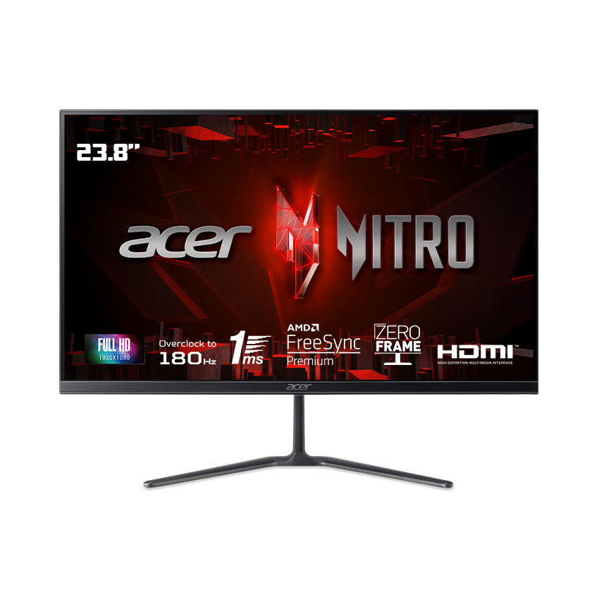 M&#224;n h&#236;nh LCD Acer Nitro KG240Y M5 (UM.QX0SV.501) | 24 inch FHD IPS 180Hz | HDMI | DP | 3S1 | 1023D