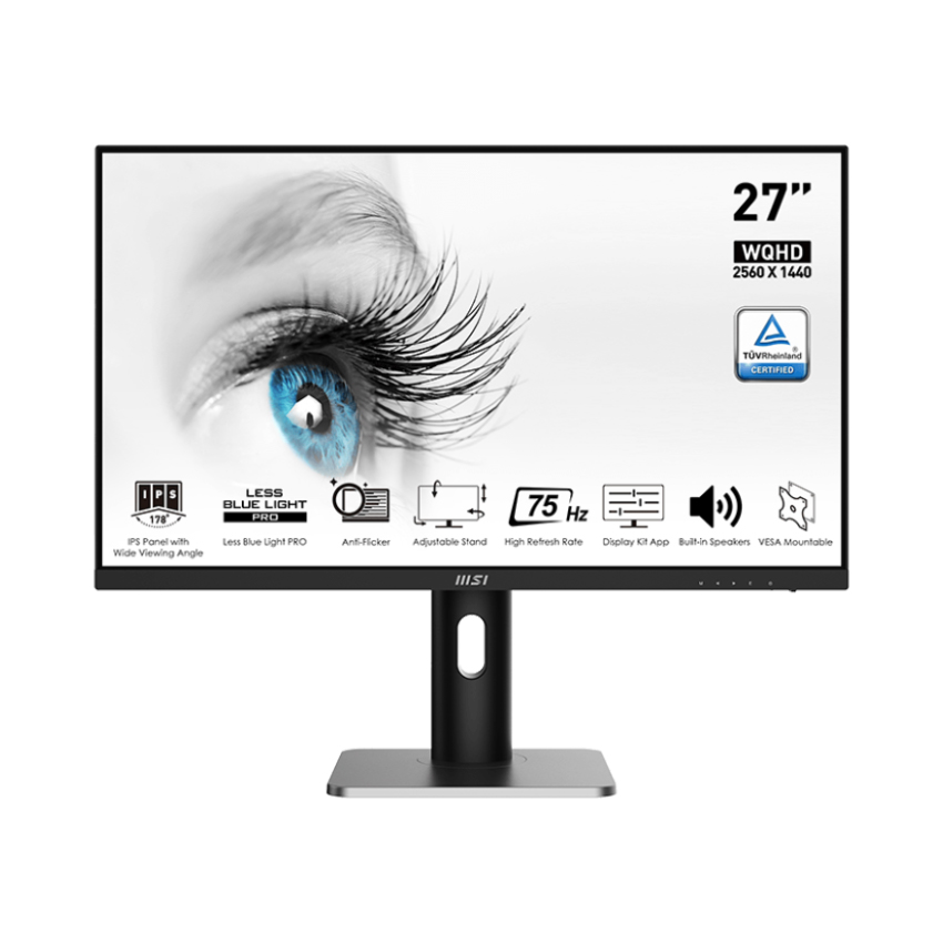 M&#224;n h&#236;nh MSI Pro MP273QP 27 inch 2K/IPS/75Hz/1ms/HDMI| 1223