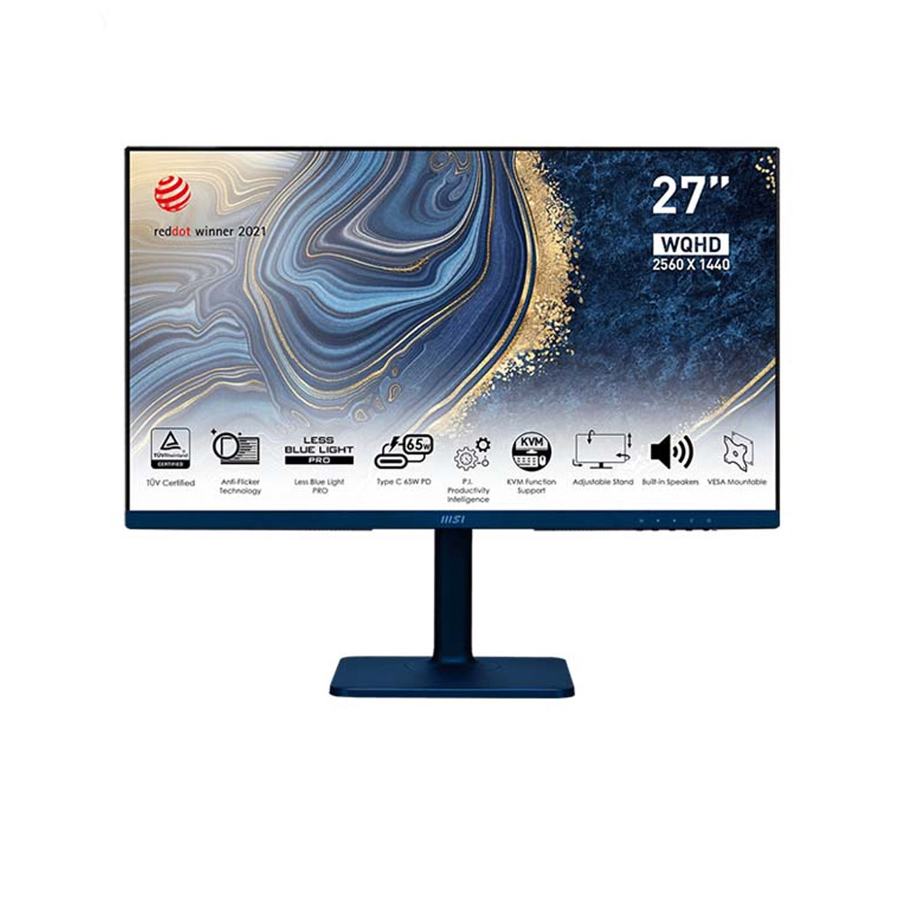 M&#224;n H&#236;nh MSI MD272QP Ultramarine 27 Inch WQHD | IPS | 75Hz | HDMI + DP + USBType C | 3Yr| 1223