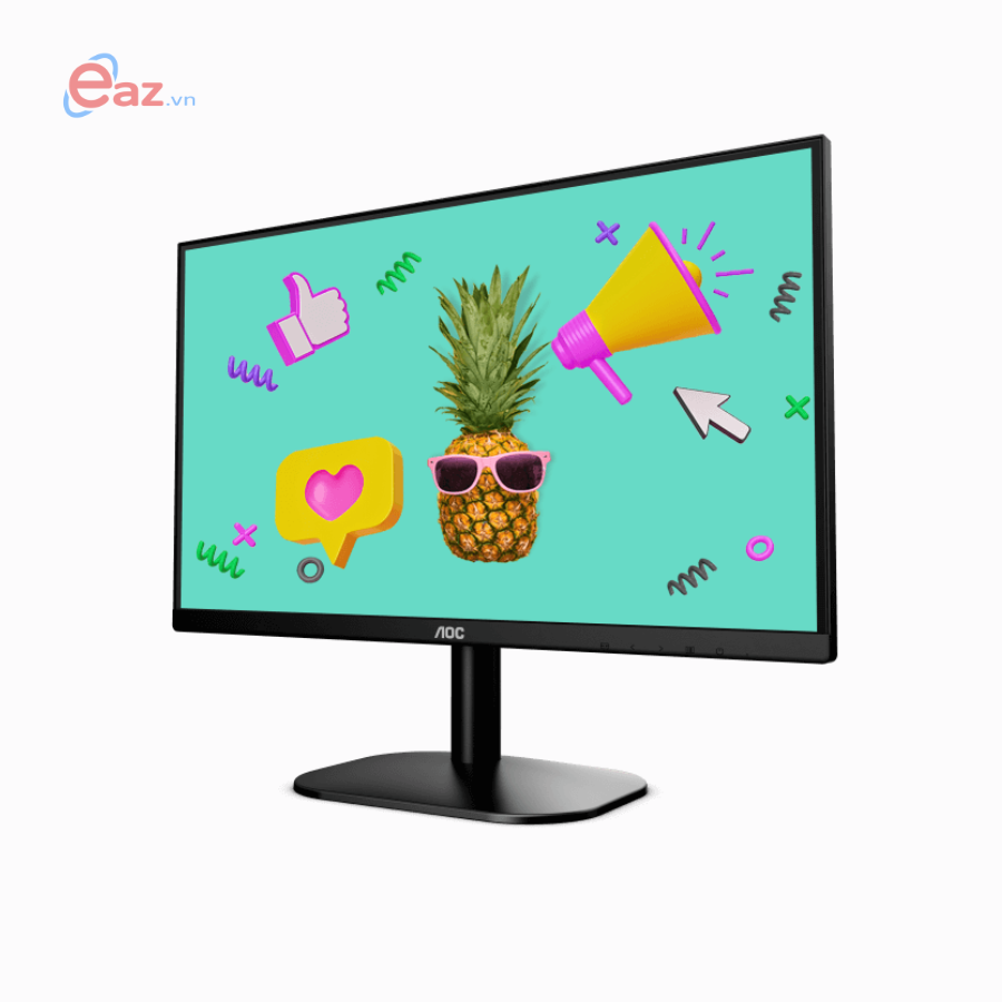 M&#224;n h&#236;nh LCD AOC 24B2XHM/74 | 23.8 Inch - FHD - 75Hz | HDMI | VGA | Flicker free | Ultra Slim