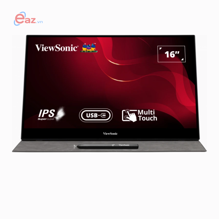 M&#224;n h&#236;nh di động LCD Viewsonic TD1655 | 16 Inch FHD - IPS - Touch | Mini HDMI | USB Speaker