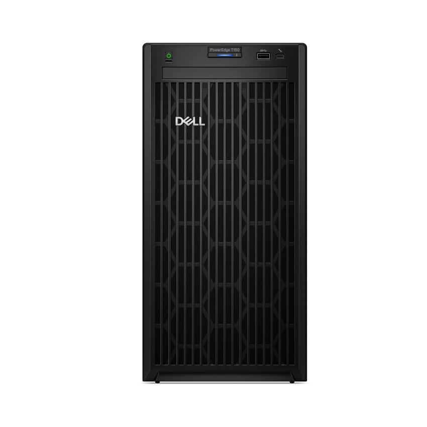 M&#225;y chủ Server Dell PowerEdge T150( 42SVRDT150-904)| E-2334/ 8GB DDR4 UDIMM, 3200MT/ 2TB 7.2K RPM SATA 6Gbps 512n 3.5&#39;&#39; Cabled Hard Drive/ Embedded SATA/ iDRAC9, Express/ BC5720DP 1GbE LOM/ DVDRW/ Cabled PSU 300W/ No OS/ 4 Yrs Pro| 0324A