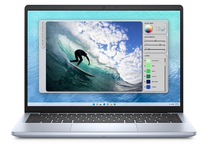 Laptop Dell Inspiron 5440(71034770)| Core 7-150U| 16GB| 1TB SSD|  MX570A 2GB| 14&quot; 2.2K|  Win 11 Home+ OfficeHS21| Xanh|  0424F
