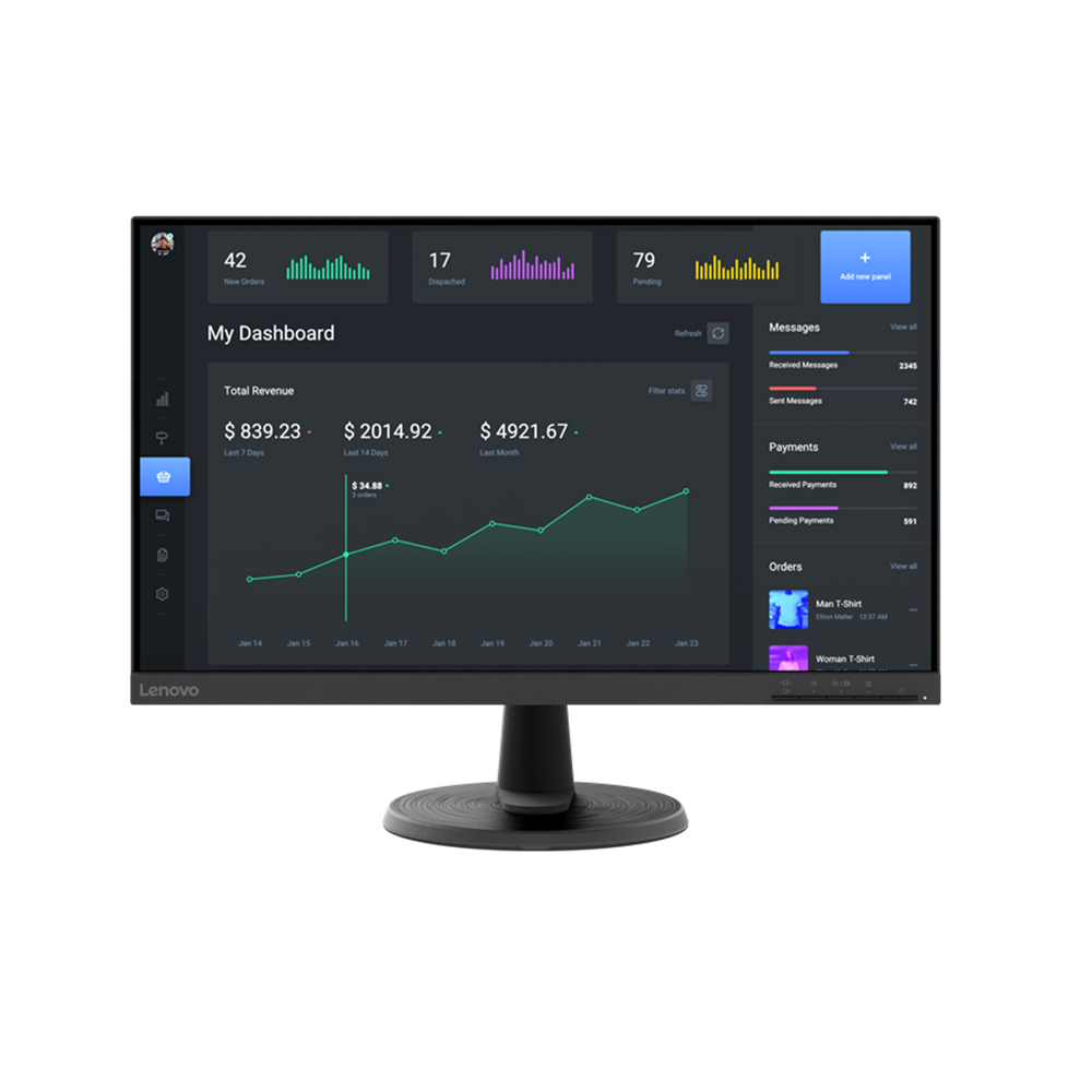 M&#224;n h&#236;nh Lenovo D24-40 67A2KAC6VN | 23.8Inch | Full HD | 4ms | 75HZ | 250cd | m2 | VA | 0325
