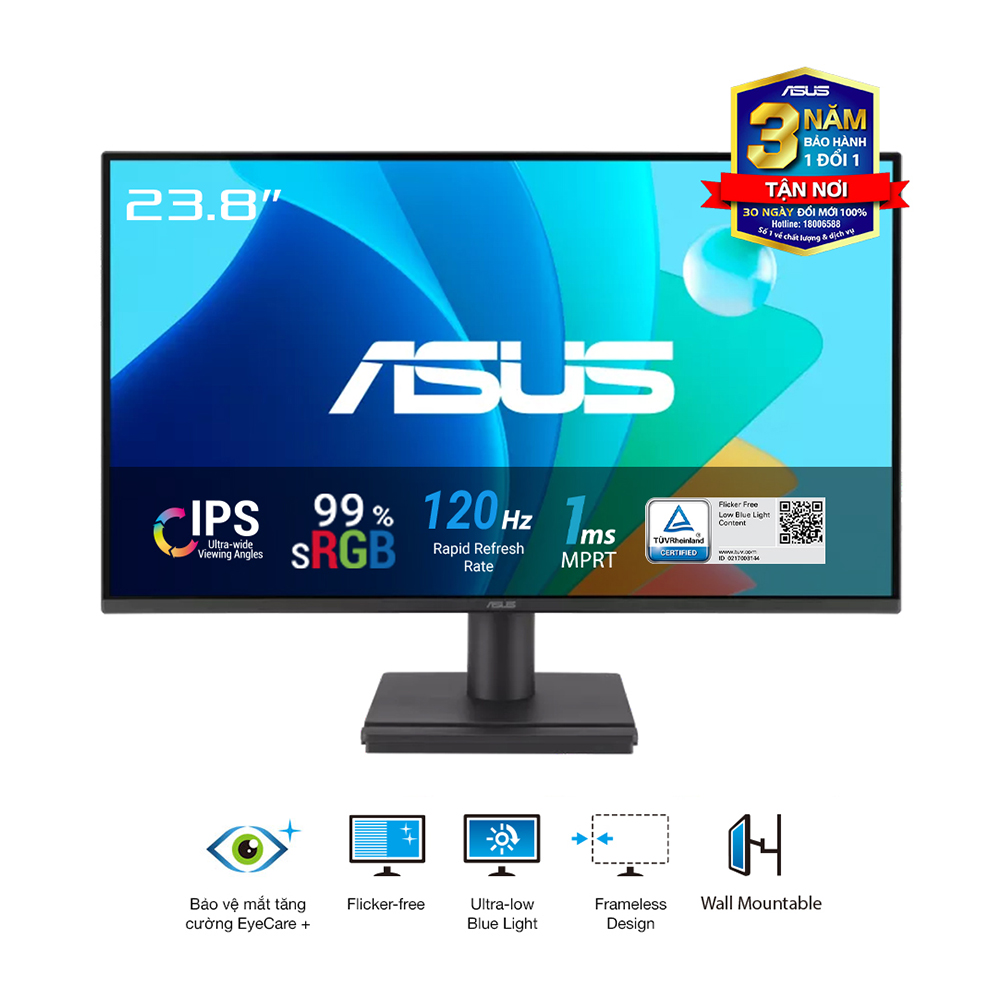 M&#224;n h&#236;nh Asus VA249HG | 23.8Inch | Full HD | 1ms |120Hz | 300cd | m2 | IPS | 0325