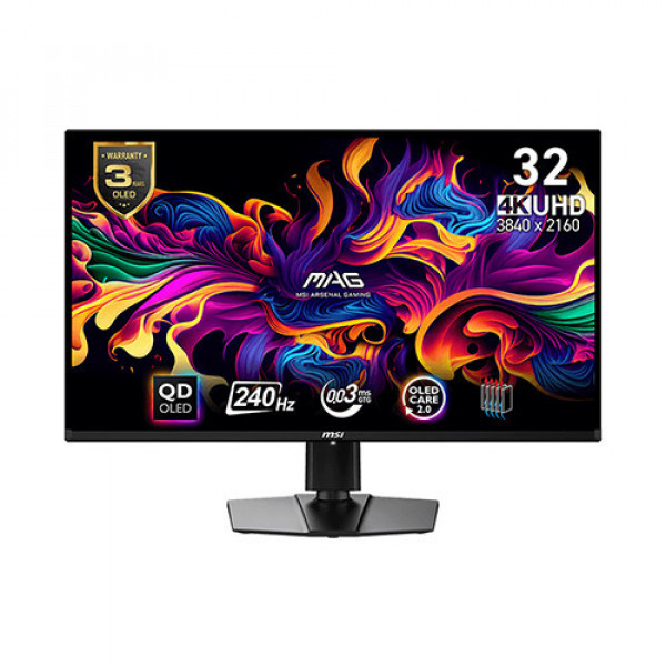 M&#224;n H&#236;nh MSI MPG MAG 321UPX QD-OLED | 31.5 Inch | UHD | QD-OLED | 240Hz | 0.03ms | 0425