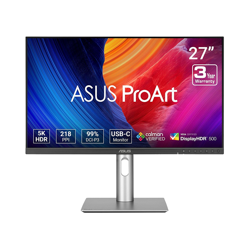 Màn Hình Đồ Họa ASUS ProArt PA27JCV | 27 inch | IPS | 5K | 60Hz | 5ms | Speaker | 0525