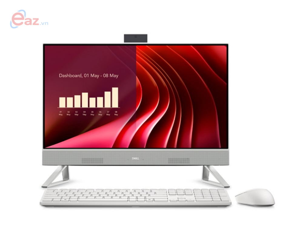 M&#225;y t&#237;nh b&#224;n All in One Dell EC24250 42AIOEC24250-3 | i5 1334U | 16GB DDR5 | 1TB SSD | 23.8 inch FHD non Touch | Keyboard and Mouse KM5221W | Wifi, Bluetooth | Windows 11 Home + Microsoft Office Home | Dell Care Plus 1Yrs  | 0825
