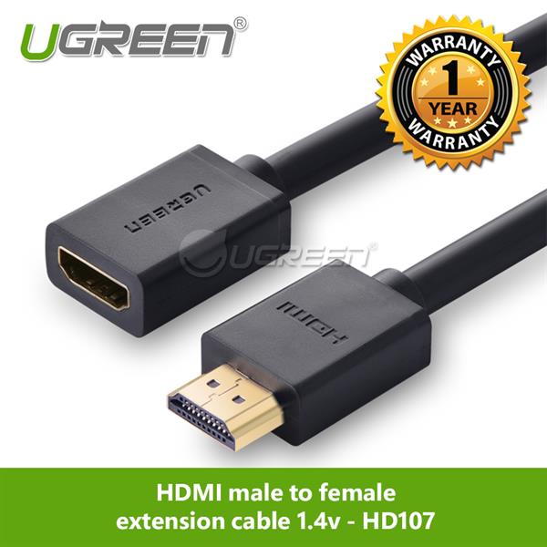Ugreen HDMI extension cable 10141 1.4V full copper 19+1 1M GK