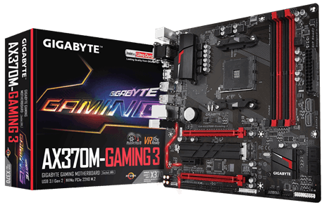 Motherboard GA-AX370M-Gaming 3 (rev. 1.x) | AMD Socket AM4 _618S