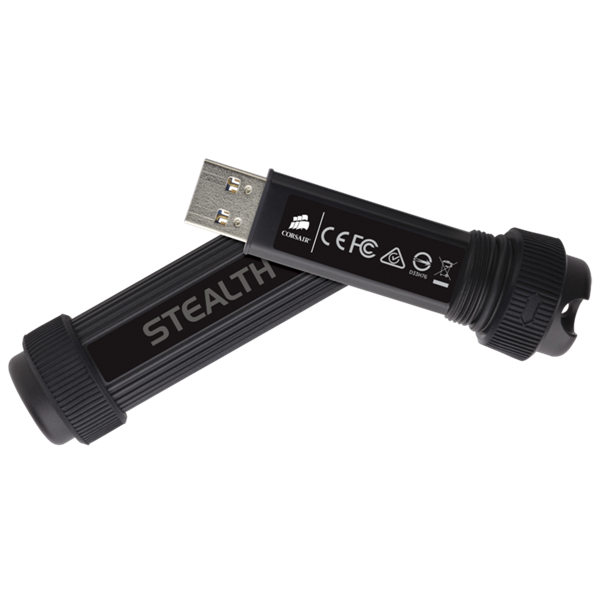 Corsair Flash Survivor Stealth 64GB USB 3.0 Flash Drive (CMFSS3B-64GB) _919KT