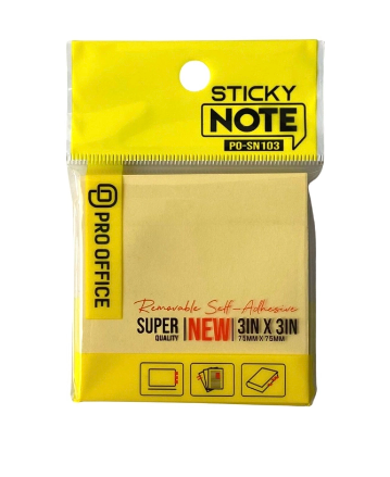 Giấy note PO-SN103 3x3 v&#224;ng