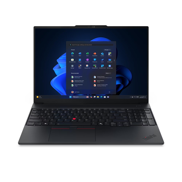 Lenovo ThinkPad E16 Gen 3 (21SR002LVA) | Intel® Core Ultra 7 255H | 16GB | 512GB SSD PCIe | Intel® Arc™ 140T GPU | Intel® AI Boost Up to 13 TOPS | 16 inch WUXGA IPS | Finger | IR Camera | LED KEY | 1225