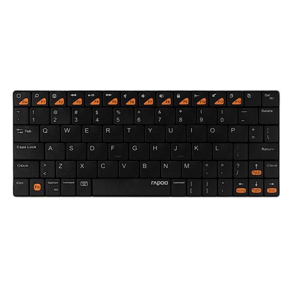 KEYBOARD RAPOO E6300 BLUETOOTH _ULTRASLIM _IPAD (BLACK) (11034)