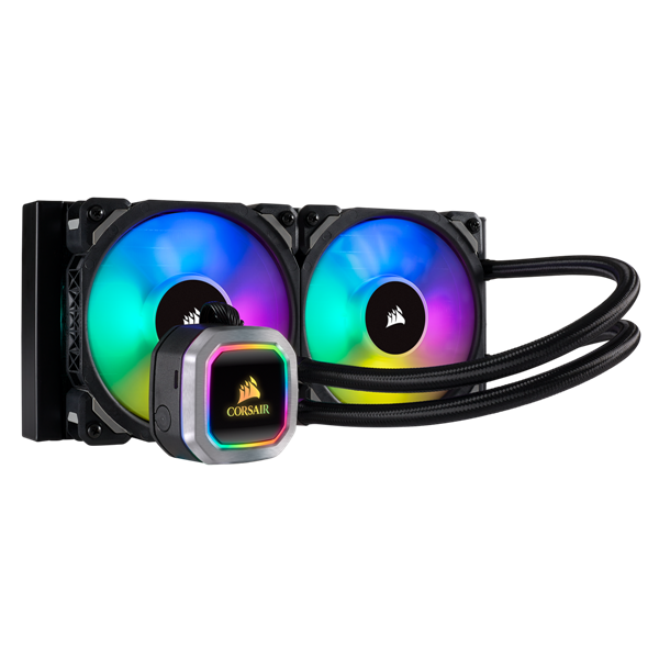 Hydro Series™ H100i RGB PLATINUM 240mm Liquid CPU Cooler (CW-9060039-WW) _919KT