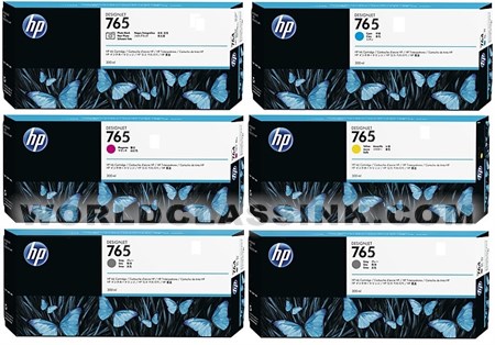 Mực In Phun HP 765 400-ml Yellow/Cyan/Magenta/Gray Ink Cartridge F9J50A/F9J51A/F9J52A/F9J53A 618EL