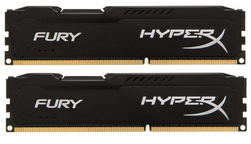 RAM PC Kingston 16G 1866MHZ DDR3 CL10 Dimm (kit of 2) HyperX Fury Black-HX318C10FBK2/16