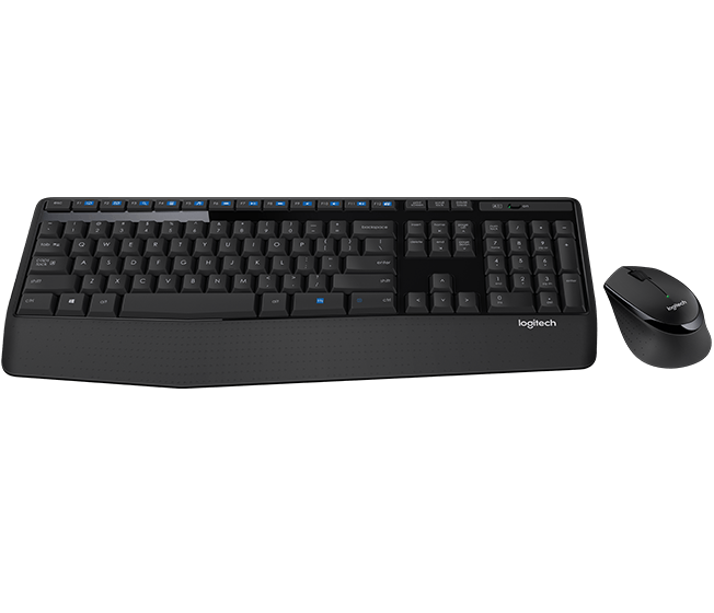 Combo Logitech MK345 Wireless Keyboard &amp; Mouse Extended Battery (Black) (920-006491)