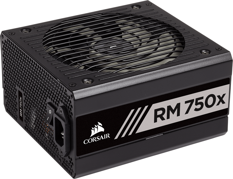 Corsair ™ RM750x (2018) — 750 Watt 80 PLUS&#174; Gold Certified Fully Modular PSU (CP-9020179-NA) _919KT