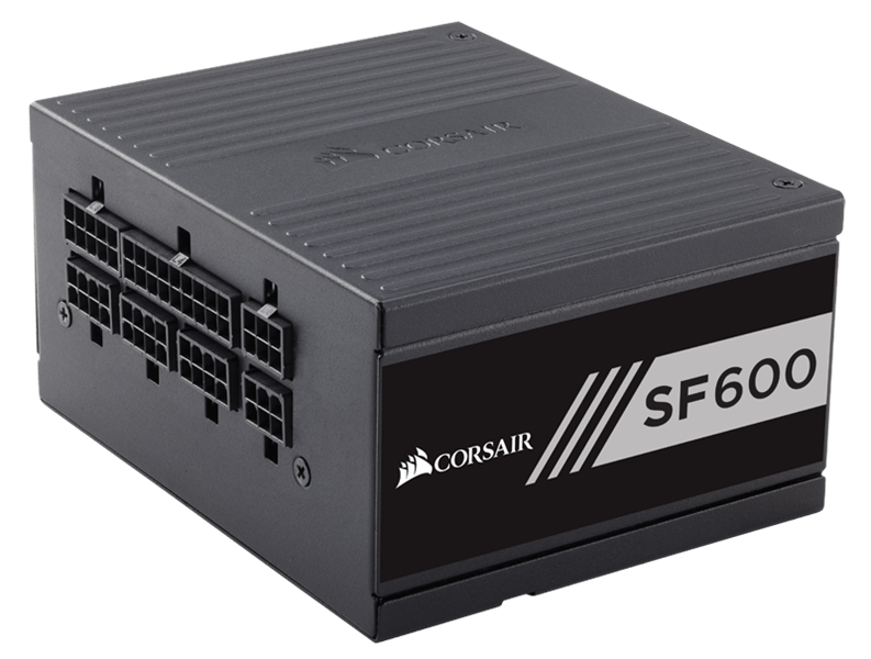 Corsair SF600 — 600 Watt 80 PLUS&#174; Gold Certified High Performance SFX PSU (CP-9020105-NA) _919KT