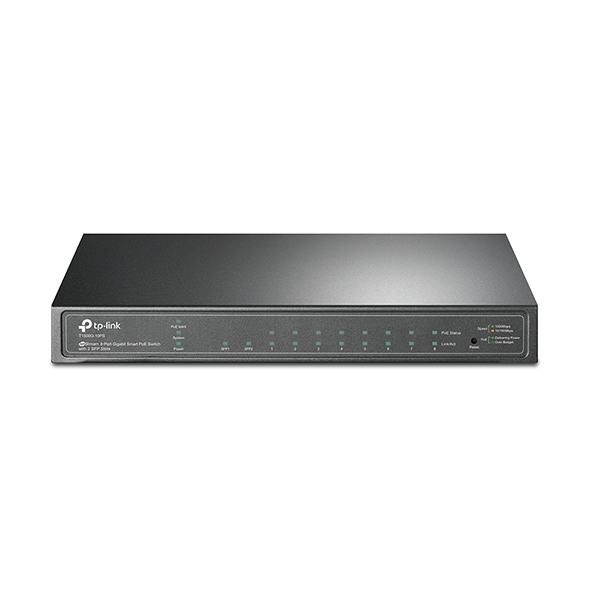 TP-Link T1500G-10PS(TL-SG2210P) | JetStream 8-Port Gigabit Smart PoE Switch with 2 SFP Slots 718F